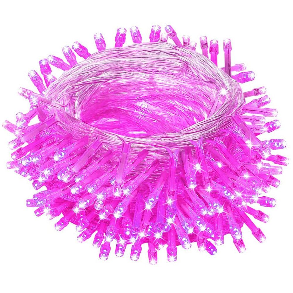 Merry 2024 Lichterkette LED Lichterkette Dekolicht,Weihnachtsbeleuchtung,LED Vorhang Licht, 8 Modi,10M/20M/30M/50M/100M,für Halloween,Party,Fensterdeko