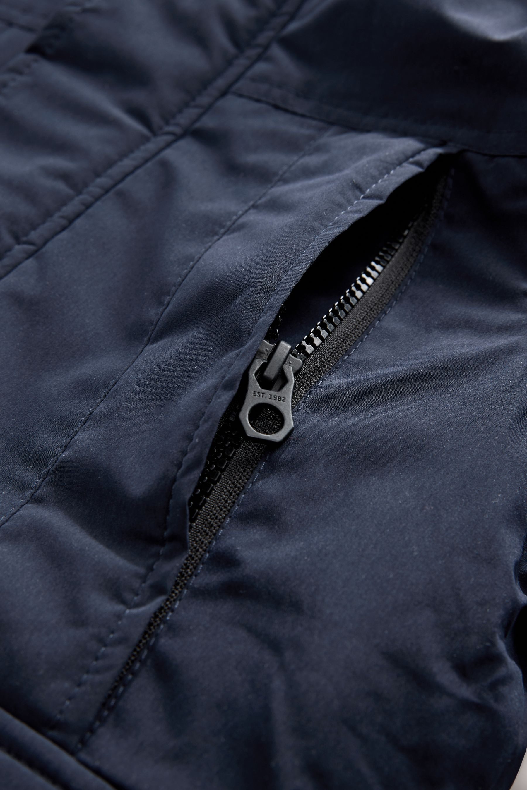 Next Fellimitatjacke Wasserabweisender Parka mit Kunstfellbesatz (1-St)