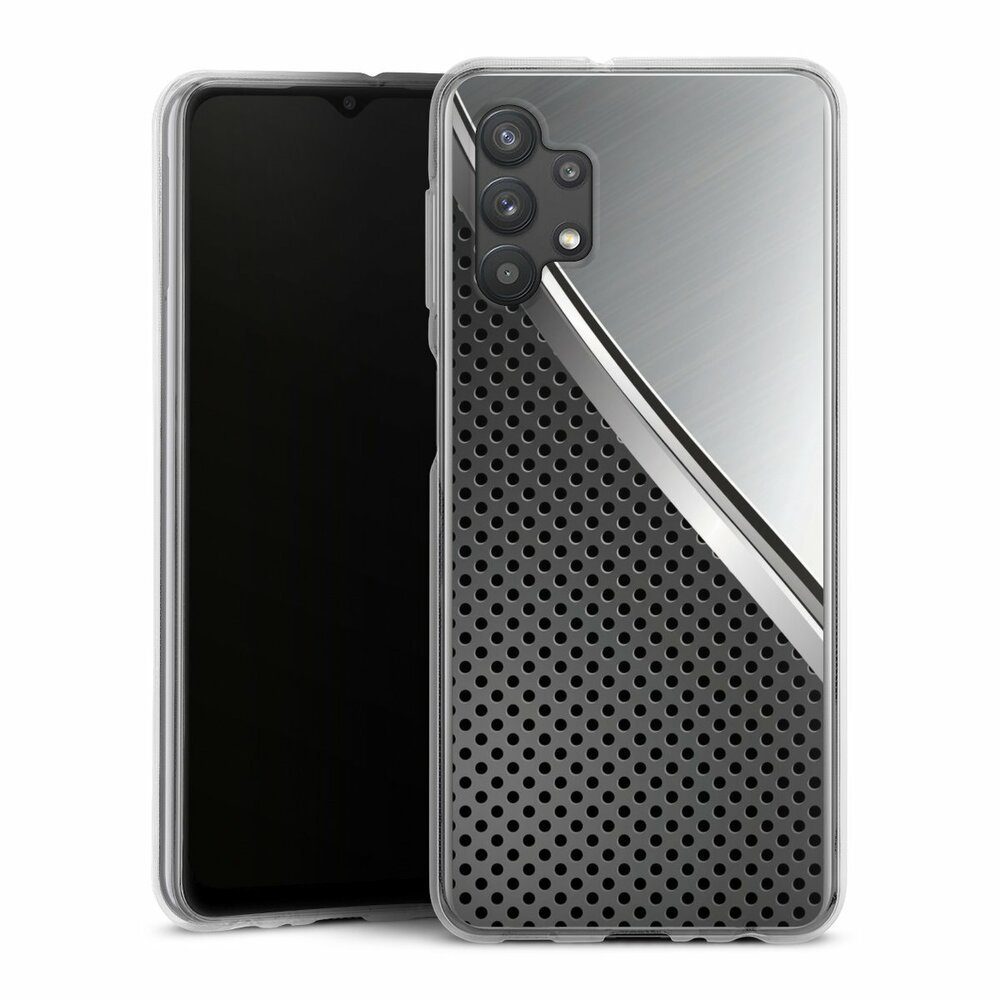 Handyhülle Carbon Stahl Metall Duo Metal Surface