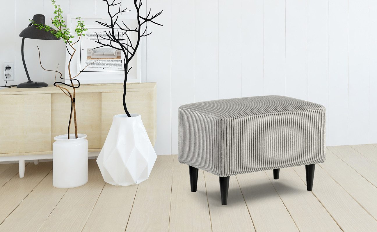 XDREAM Polsterhocker bequemer und moderner Fusshocker, günstig online kaufen