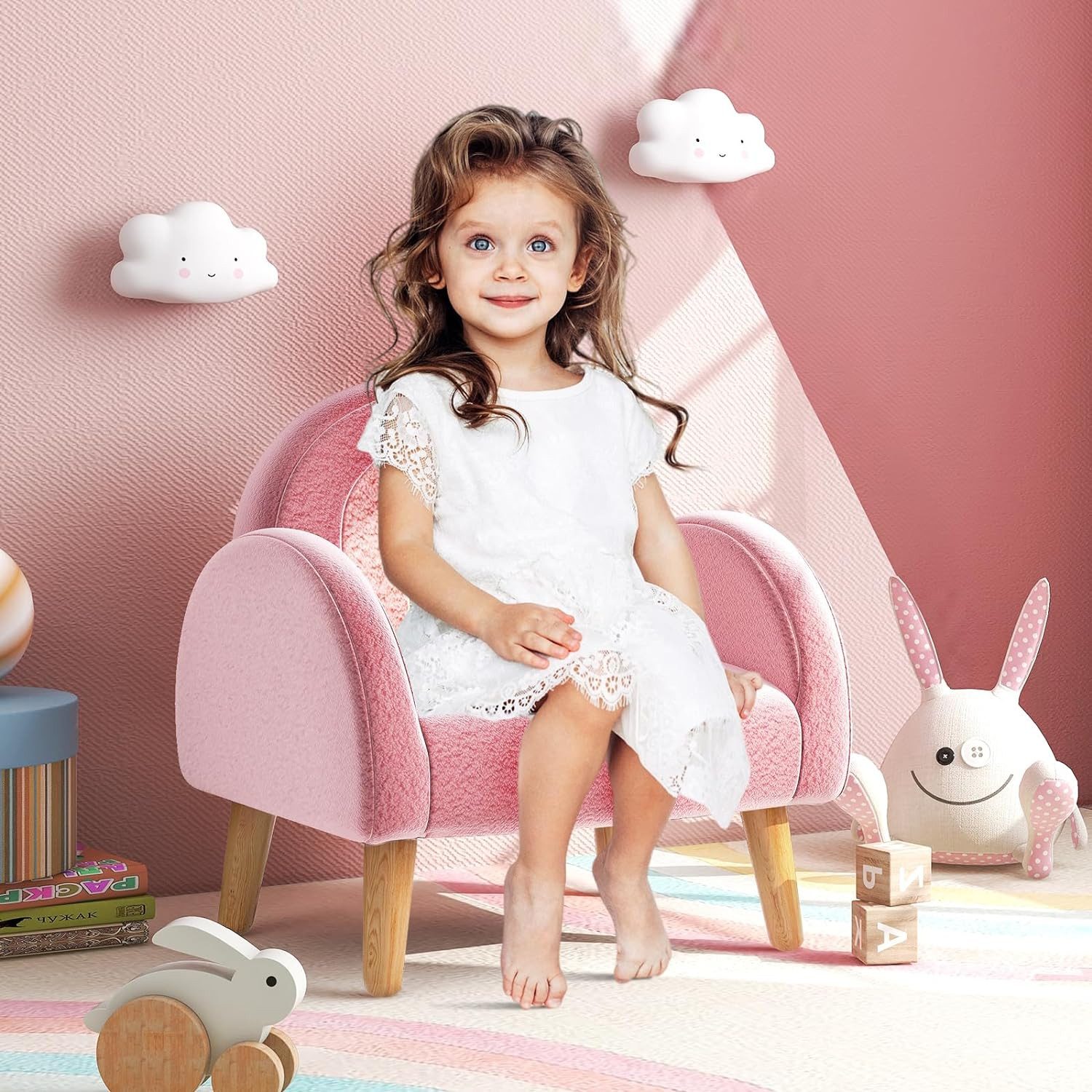 KOMFOTTEU Kindersofa Kindersessel, mit Rückenlehne & günstig online kaufen