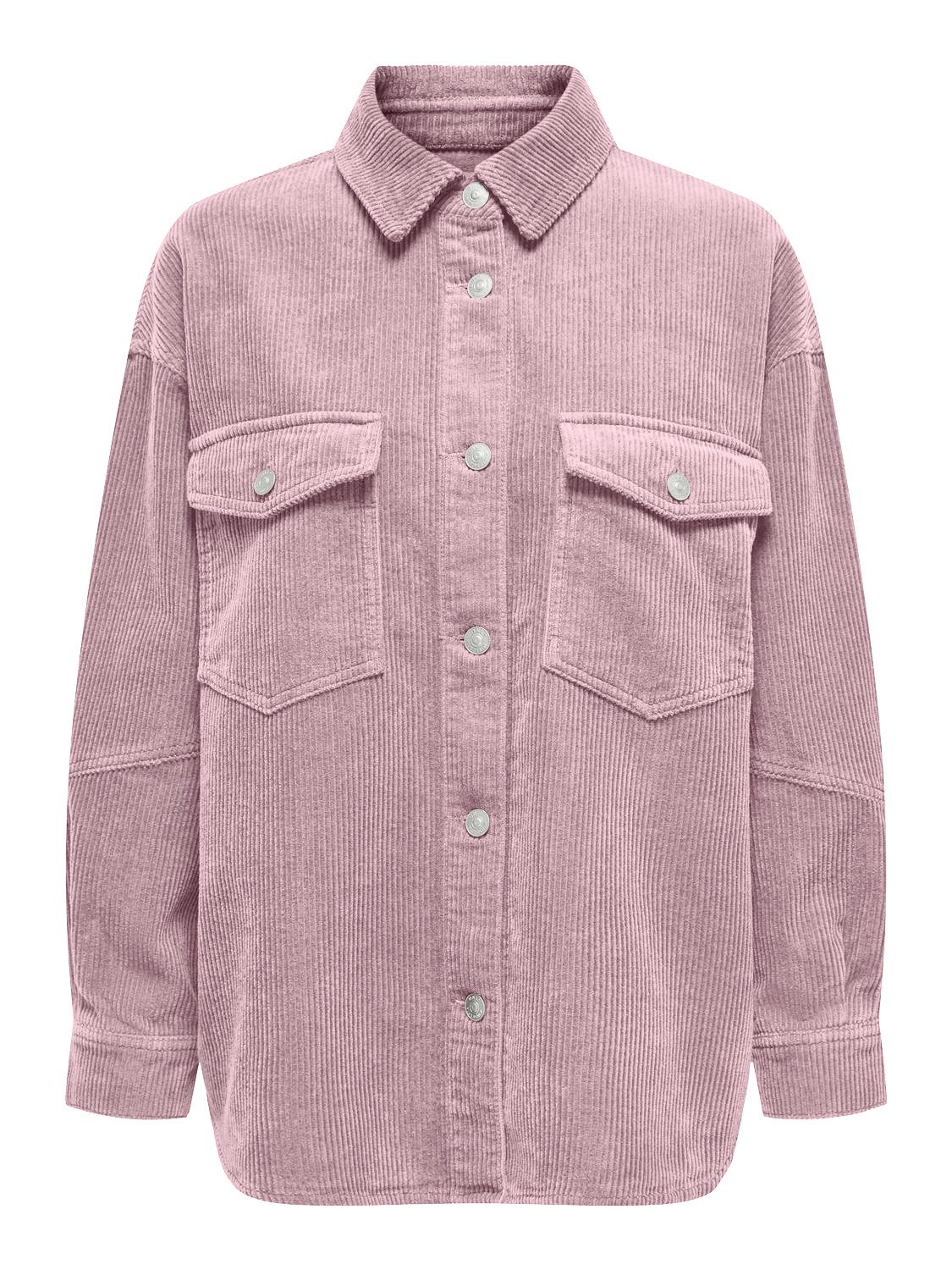 ONLY Hemdbluse ONLTIGGY L/S CORD SHACKET PNT Baumwolle, oversize
