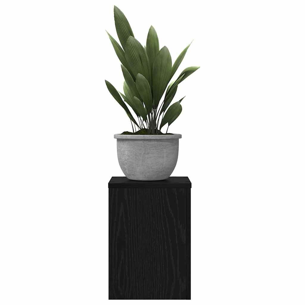 vidaXL Blumenständer Pflanzenständer 2 pcs Schwarze günstig online kaufen