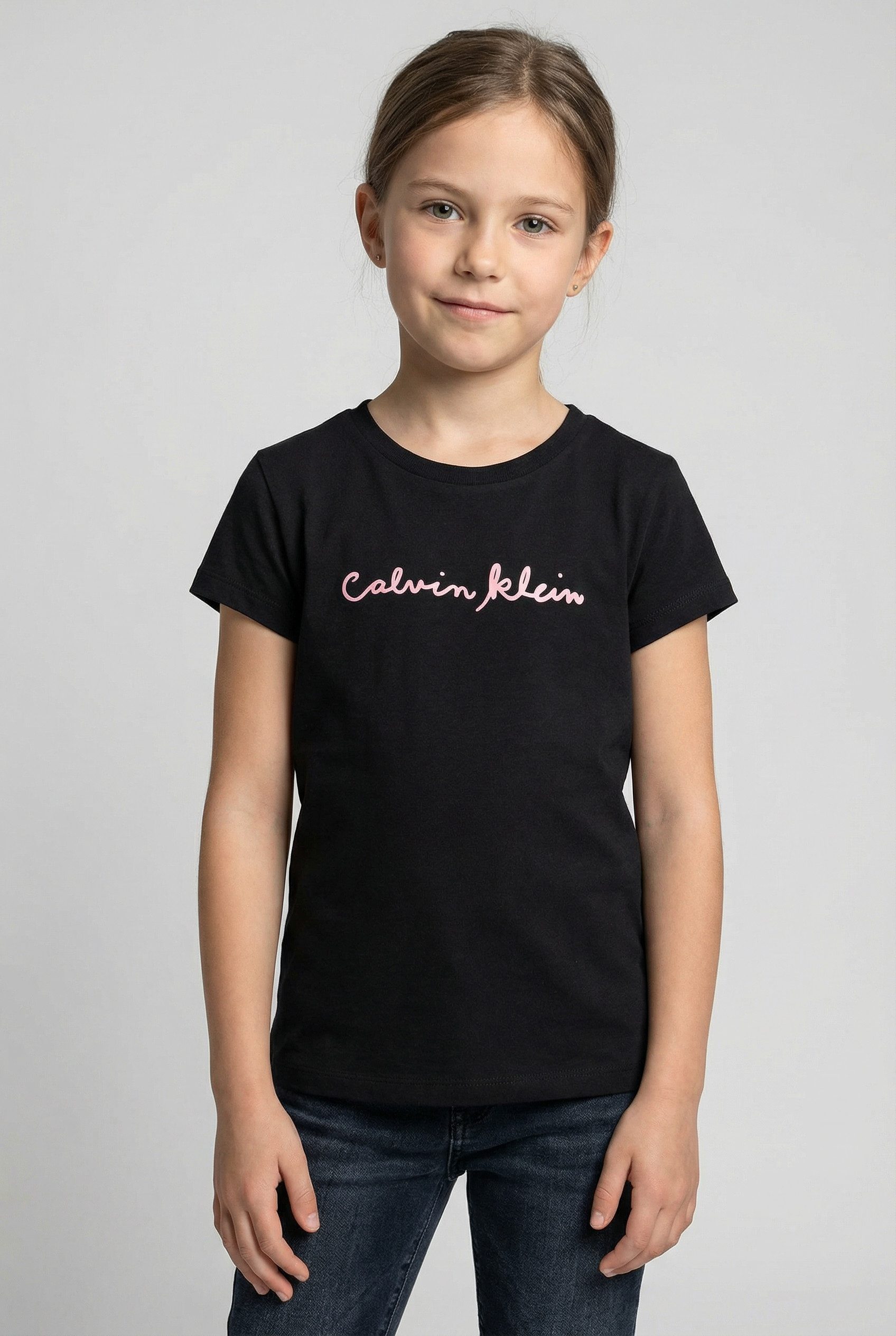 Calvin Klein Jeans T-Shirt SCRIPT LOGO SLIM T-SHIRT Regular fit für Kinder, mit Logoschriftzug