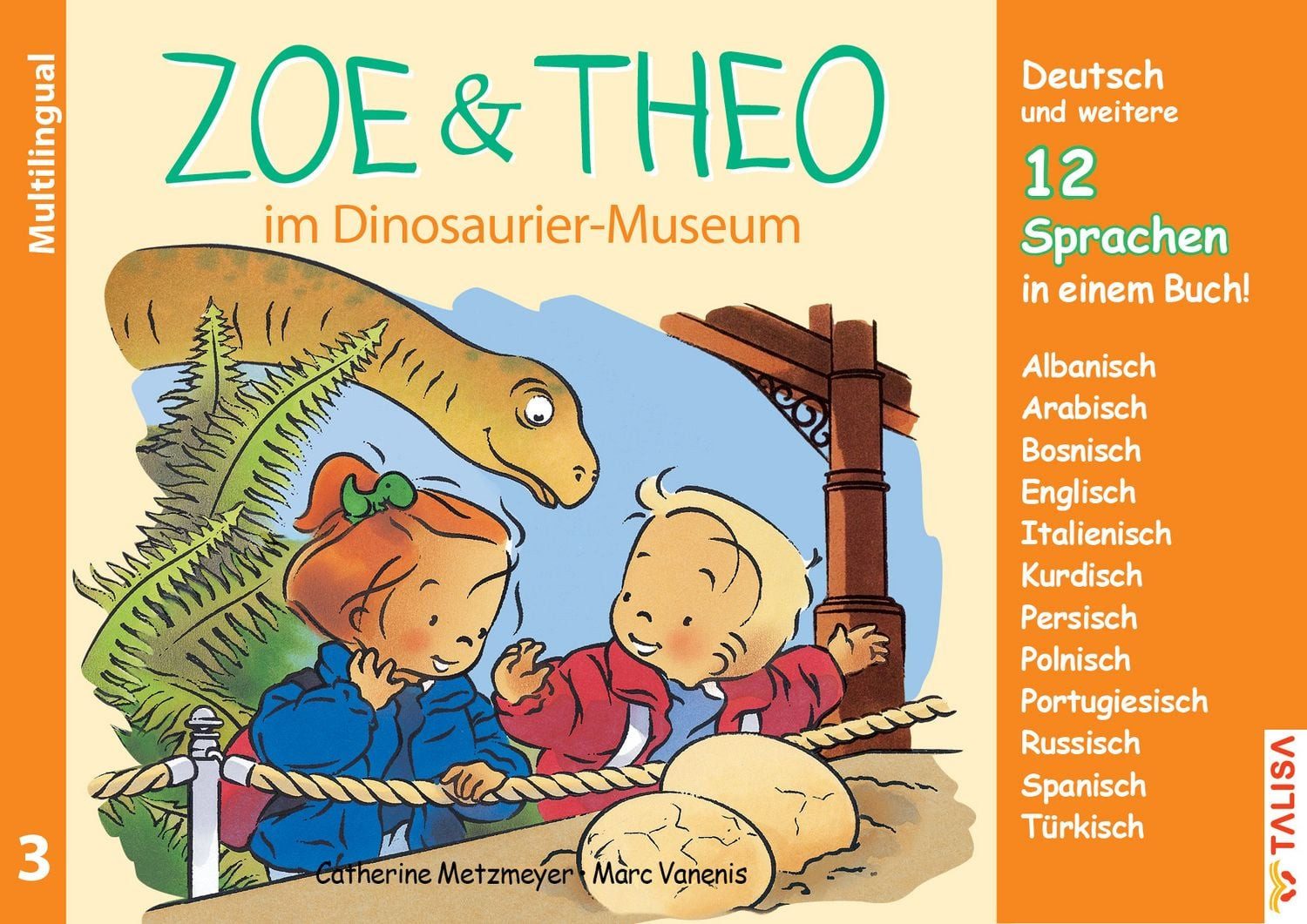 ZOE & THEO im Dinosaurier-Museum (Multilingual) / C. Metzmeyer