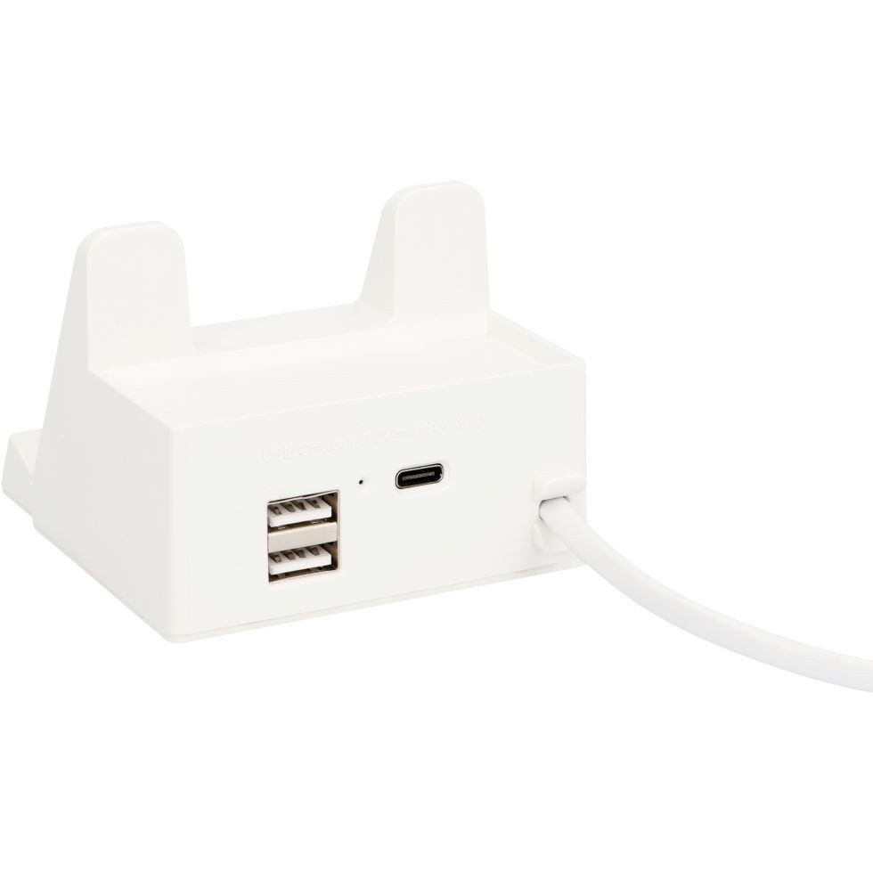 UNITEC Unitec USB-Ladestation USB A + C mit Halter, 2+1 USB-Adapter