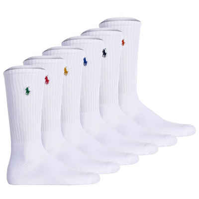 Polo Ralph Lauren Kurzsocken Herren Socken 6er Pack - Kurzsocken, Logo, One