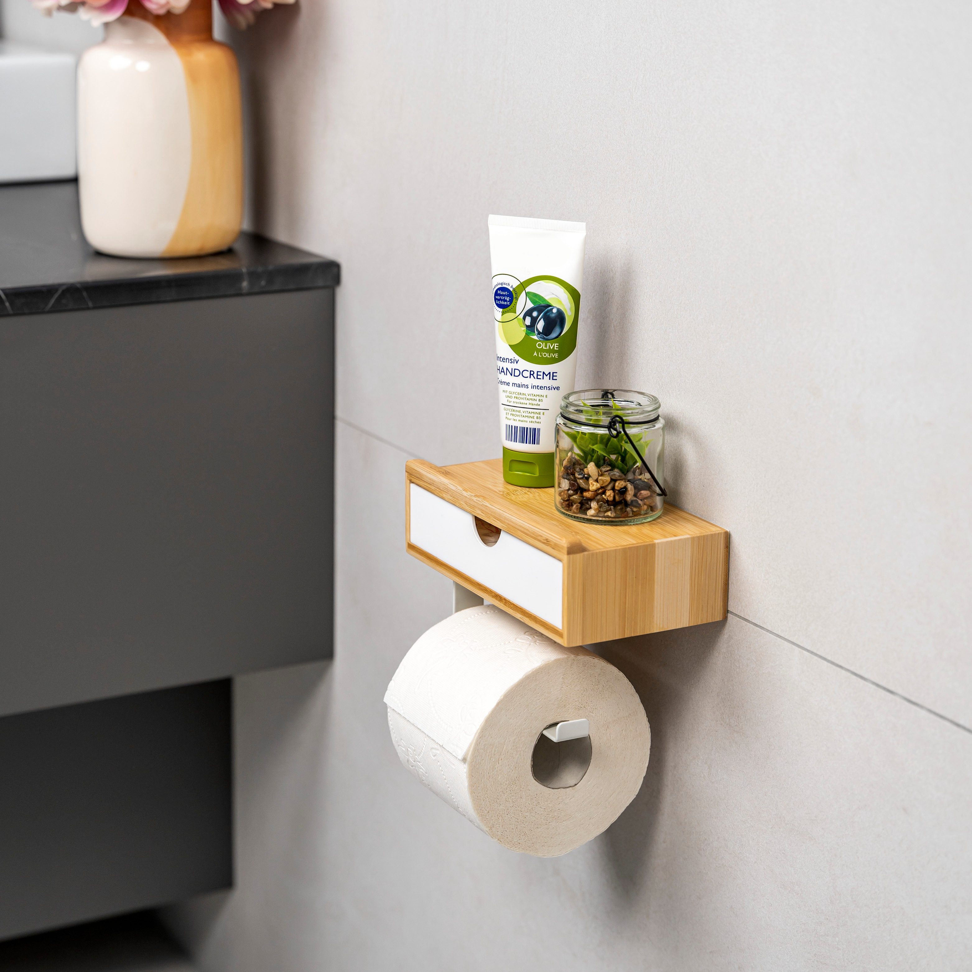 eluno Toilettenpapierhalter Toilettenpapierhalter, Feuchttücherbox und Abla günstig online kaufen