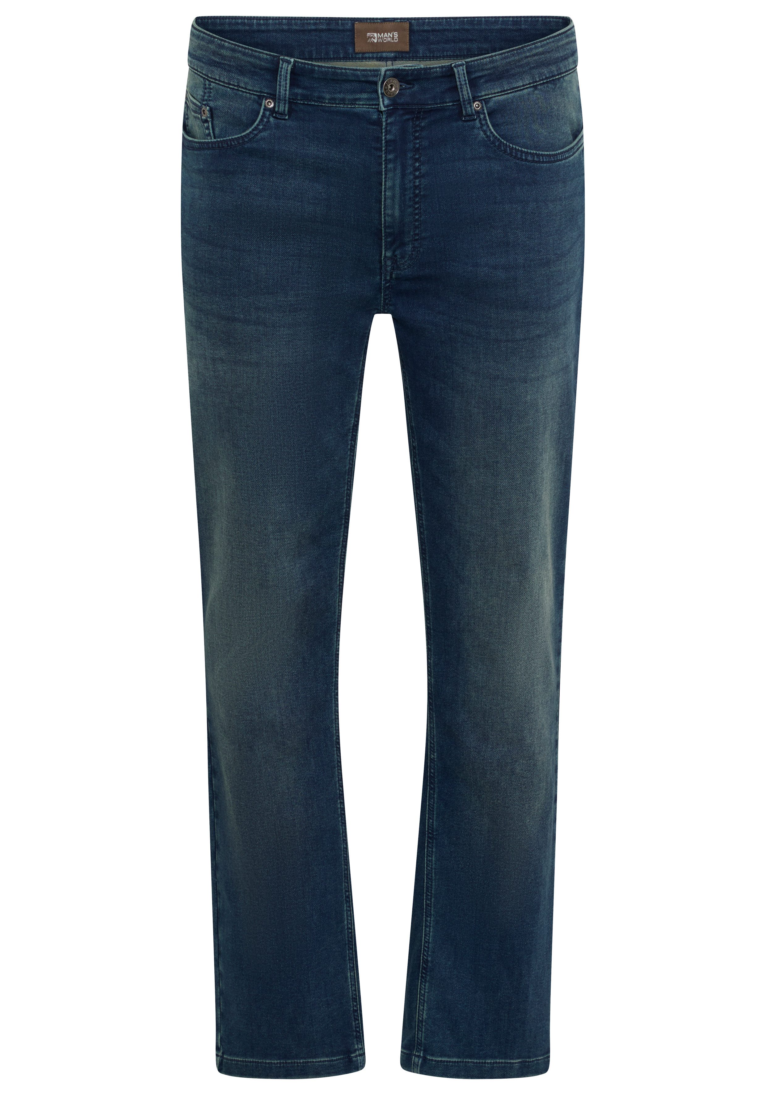 Man's World Plus Jogg Pants Große Größen, comfort fit Comfort Fit, gerade Beinform, mit Knopf- und Reißverschluss – Bild 4 von 5