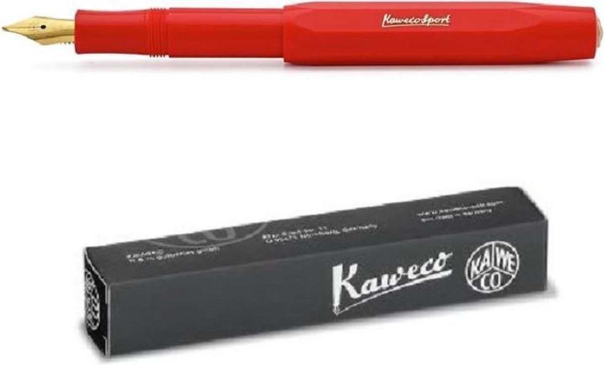 Kaweco Füllhalter Classic Sport Rot - Breit, (1-tlg), Breite Spitze B