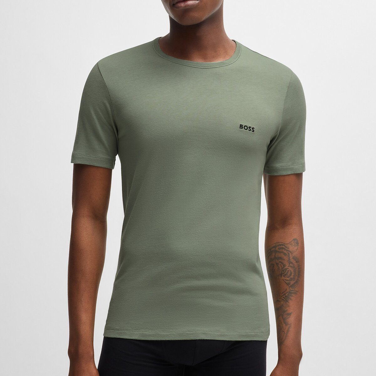 BOSS T-Shirt BOSS T-Shirt Rundhals 3P Classic – Bild 2 von 2