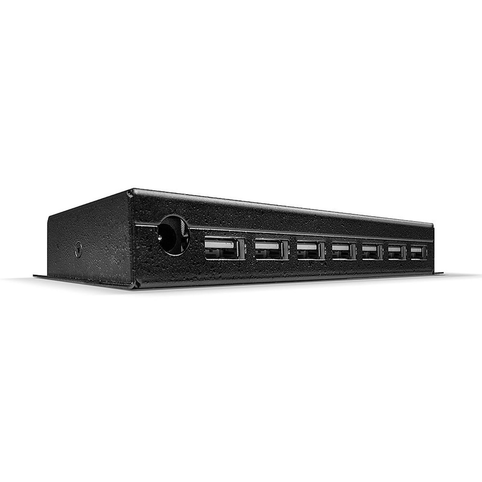 Lindy Laptop-Dockingstation Industrial USB 2.0 Hub - Hub - 7 x USB 2.0