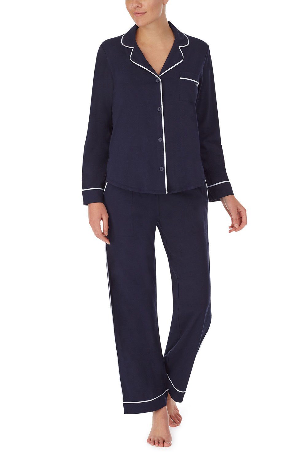 navy DKNY Top & Pyjama Pant Set YI2719259