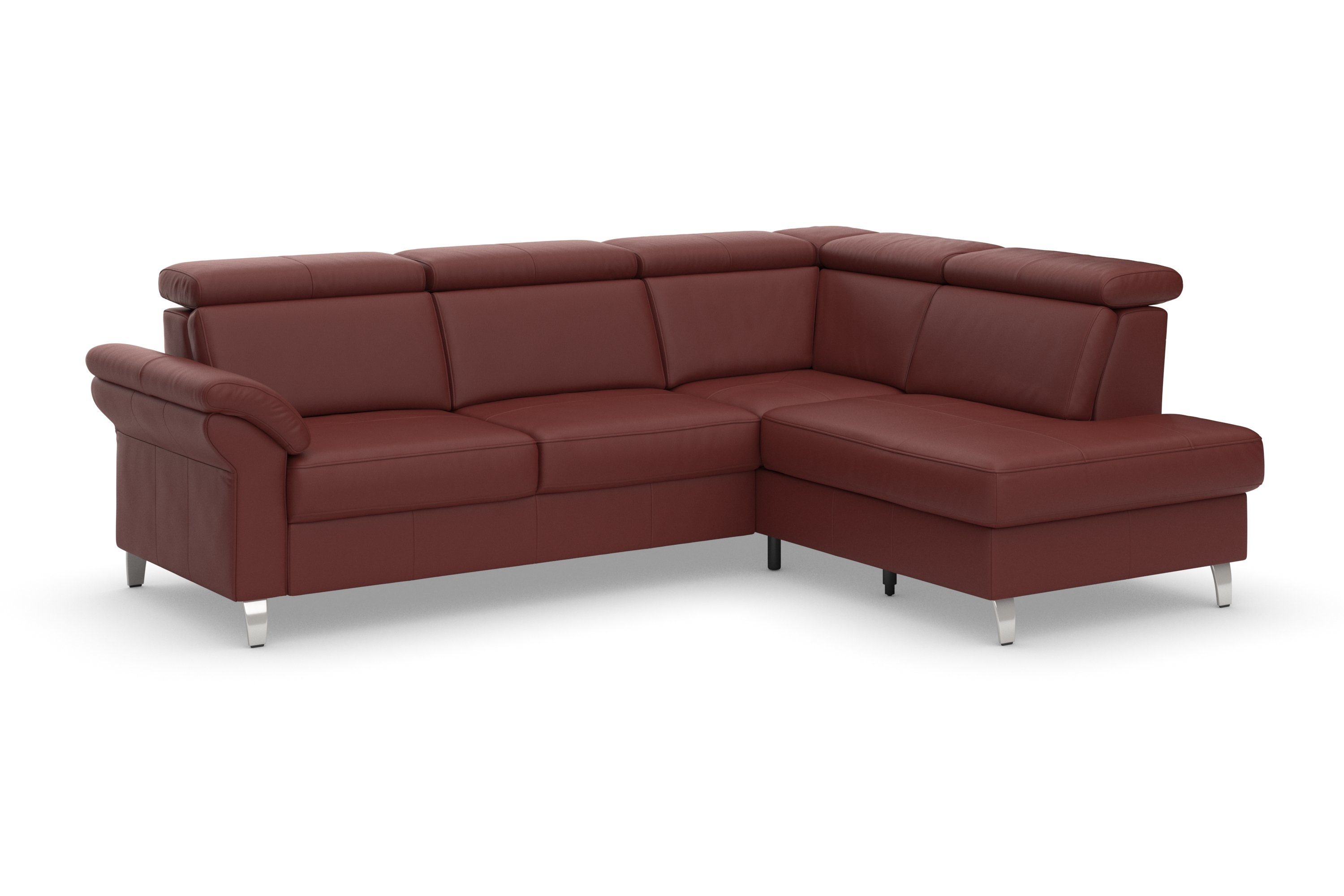 sit&more Ecksofa Arngast L-Form, inklusive Kopfteilverstellung und Federkern