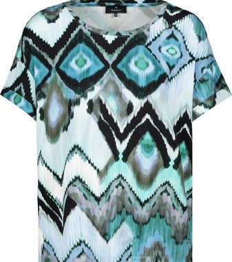 Monari T-Shirt T Shirt mit Ikat Muster