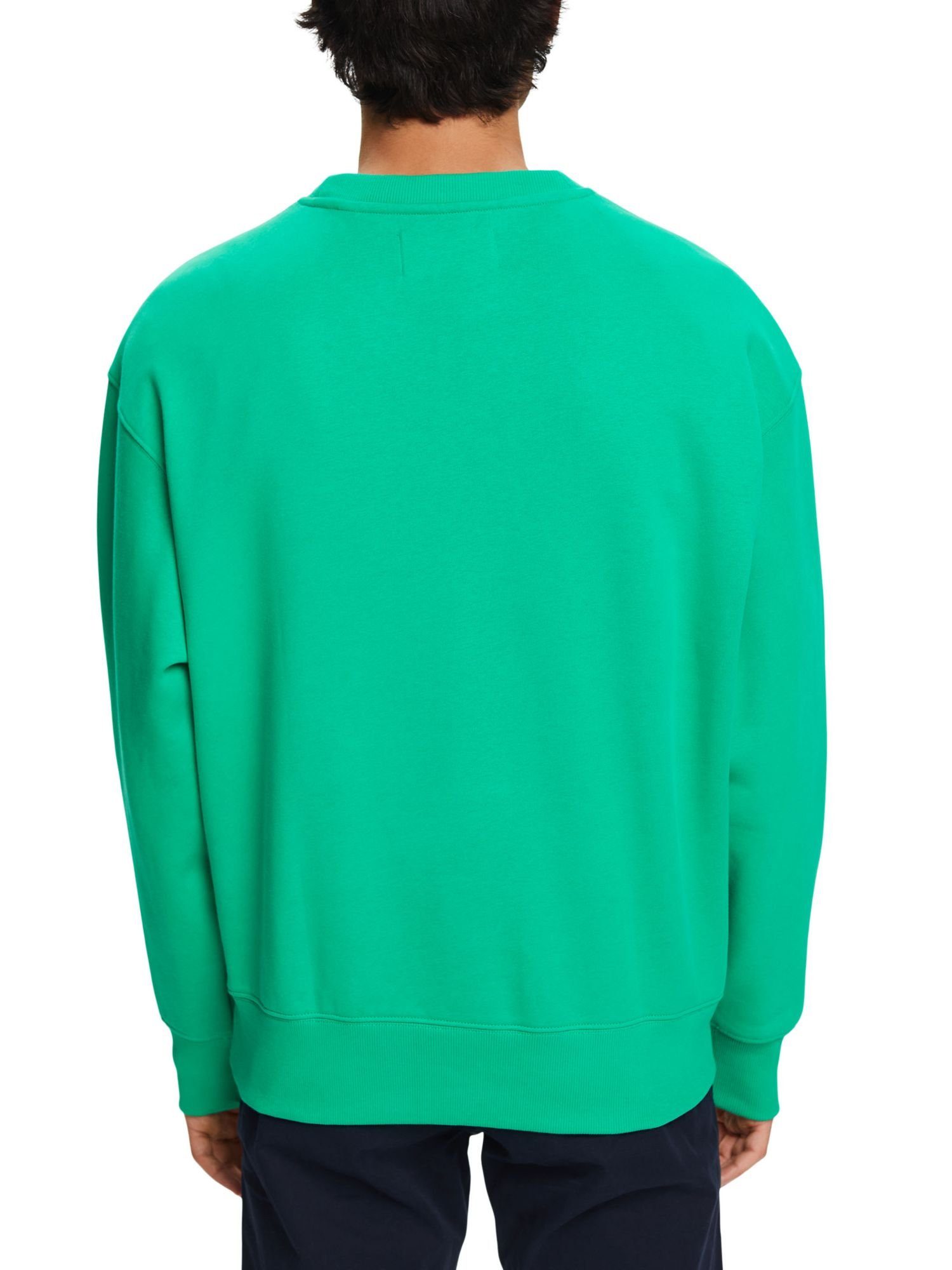 Esprit Sweatshirt Sweatshirt mit Logostickerei (1-tlg) GREEN