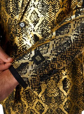 Opposuits Kostüm Shiny Snake Anzug, Cobrastyle: ein Anzug aus glänzend goldener Schlangenhaut