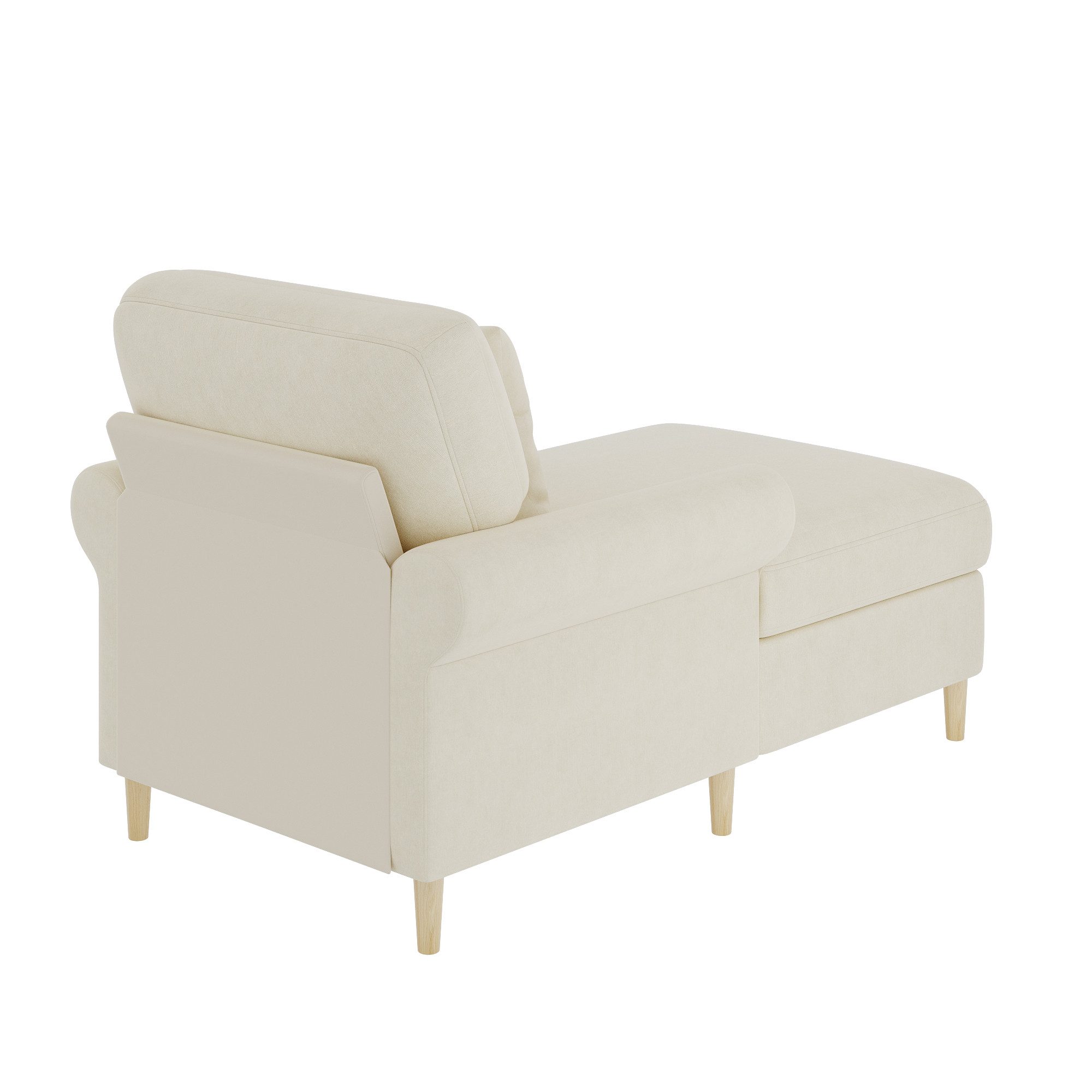 ANYSUN Sessel Relaxsessel klappbarer Schlafsessel, Gepolsterter Lesesessel (Spar-Set, Relaxsessel)