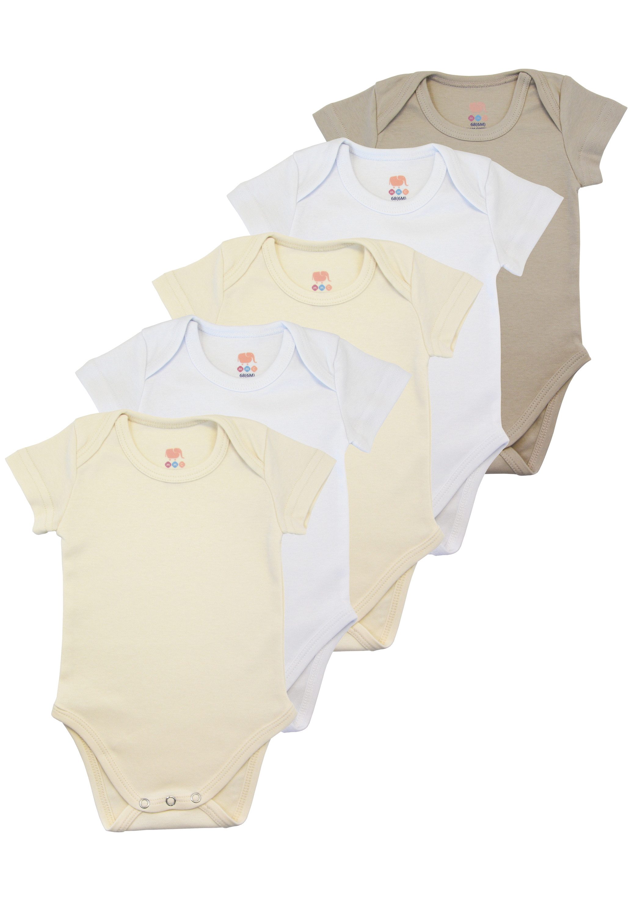 Body Kurzarmbody Baby und Kleinkind Kurzarm, 5er Set