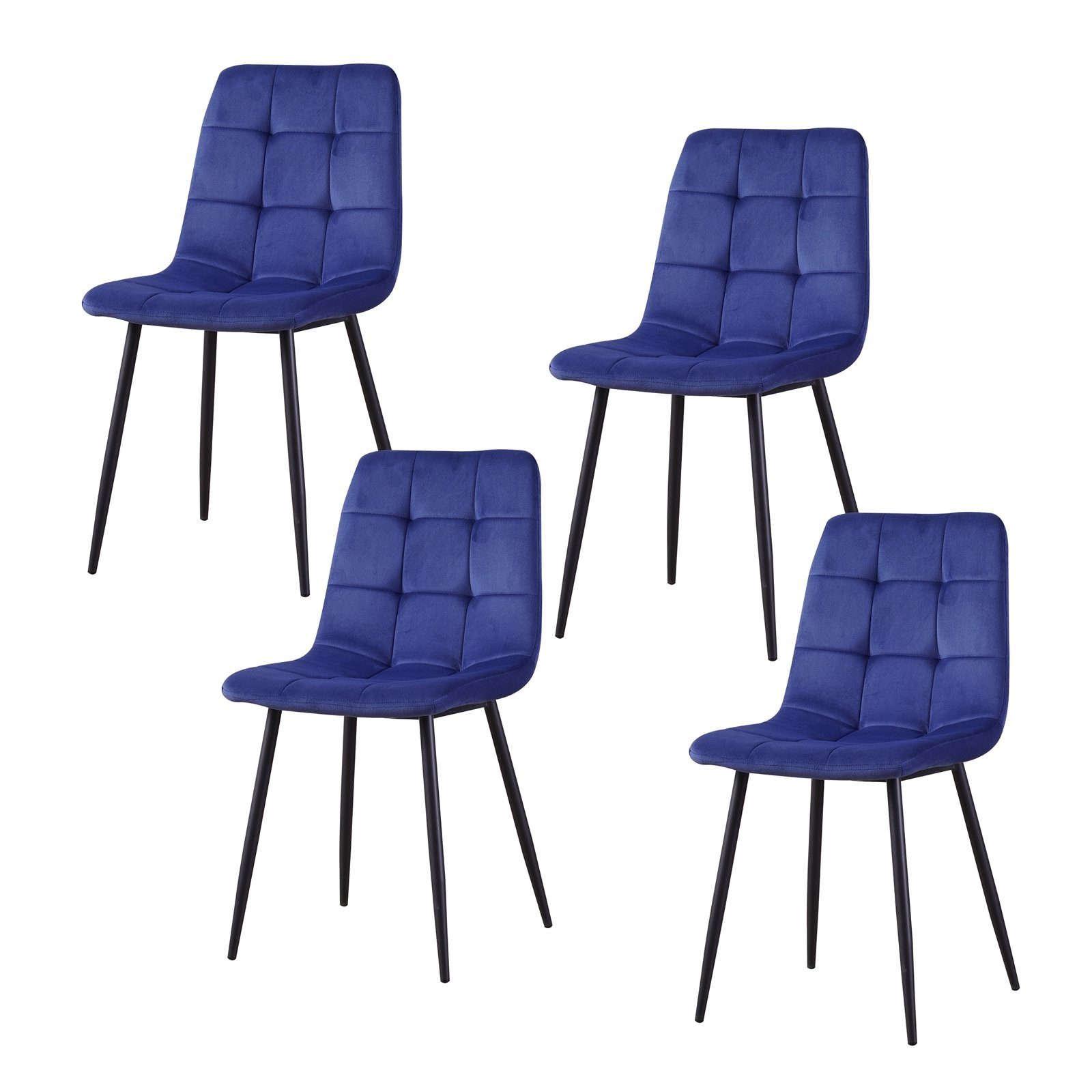 HTI-Living Esszimmerstuhl Stuhl Mesa Velvet 4er-Set günstig online kaufen