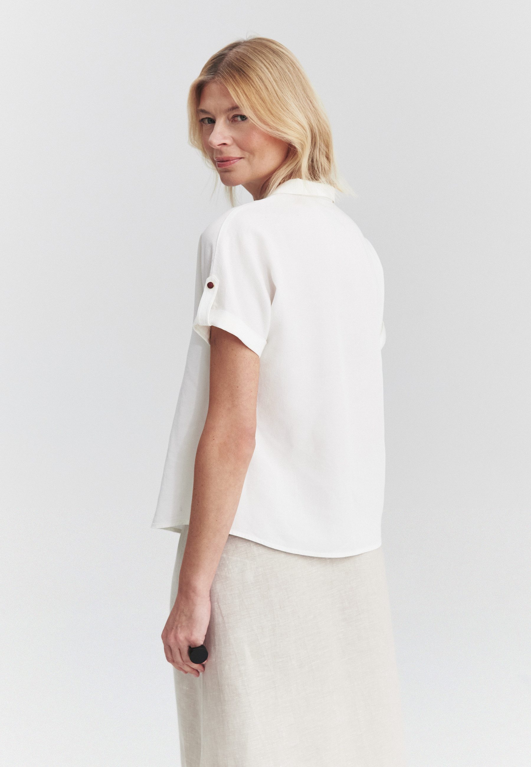 TATUUM Hemdbluse Gewebtes Hemd Mit Leinen - Seoni