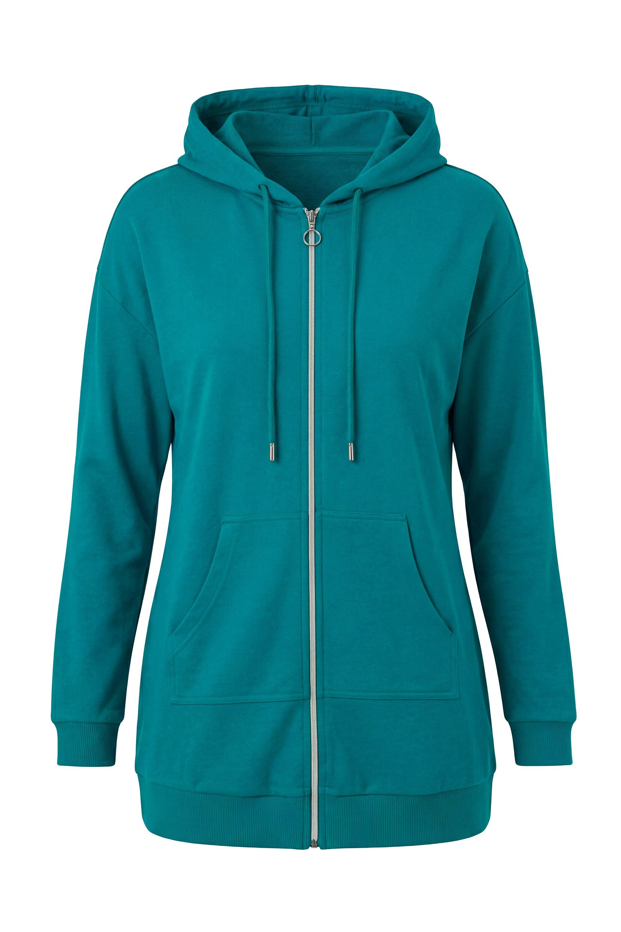 Angel of Style Sweatjacke Sweatjacke oversized Kapuze Zipper – Bild 2 von 3