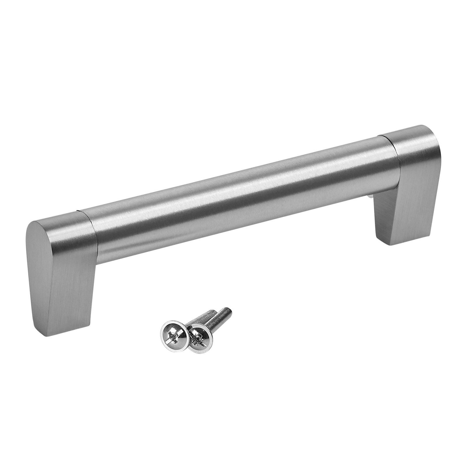 SO-TECH® Möbelgriff Schubladengriff SW161 Ø 18 mm Edelstahloptik (1-St), Bohrlochabstand (BA) 128 mm, Gesamtlänge 144 mm