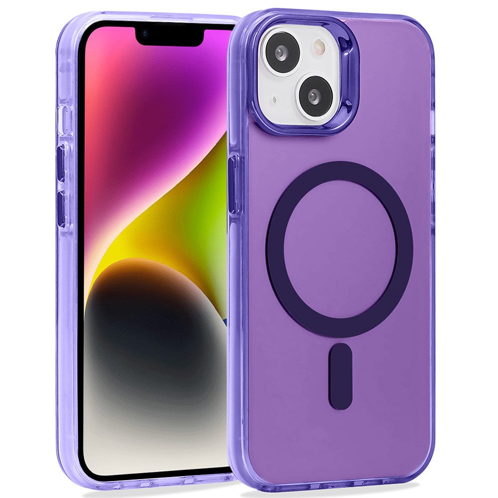 FITSU Handyhülle Schutzhülle für Apple iPhone Hülle Case MagSafe kompatible Handyhülle, Hülle für Apple iPhone 16 Pro Max, 16 Pro, 16, 15 Pro, 15, 14, 13 Case