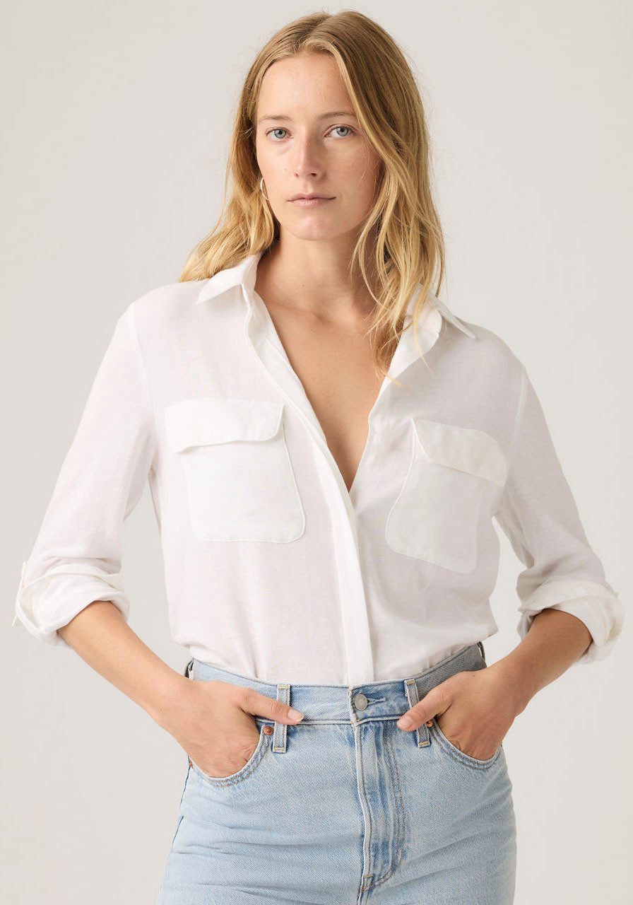 Levi's® Hemdbluse Krempelärmel mit Riegel