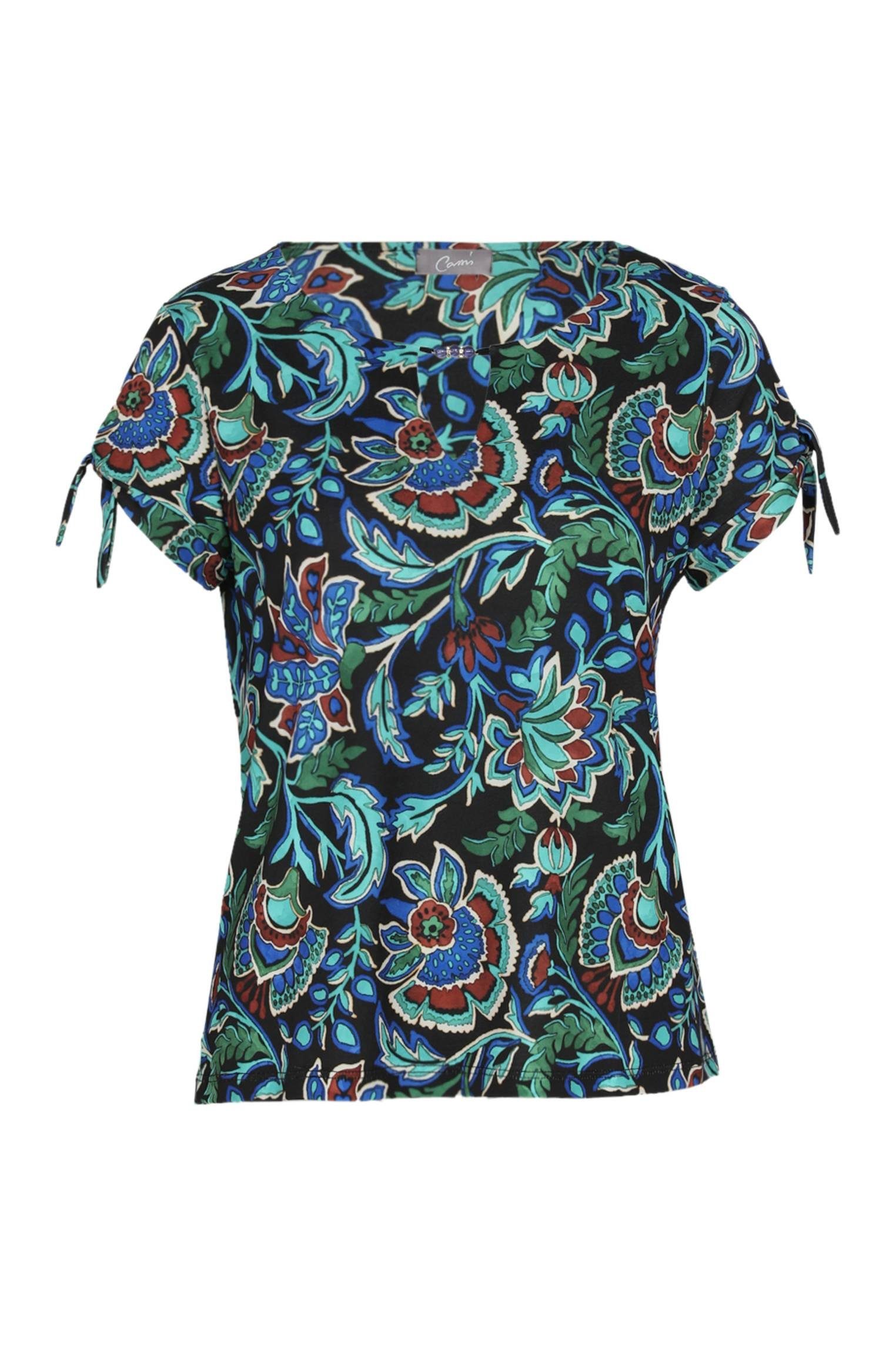 Cassis T-Shirt T-Shirt Mit Farbenfrohem Kaschmirdruck