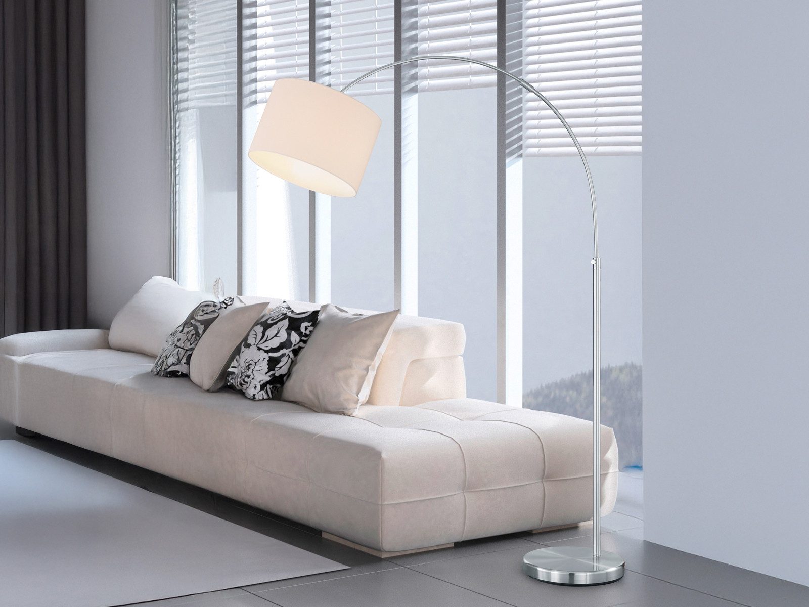 TRIO Leuchten LED Bogenlampe, Dimmfunktion, LED günstig online kaufen