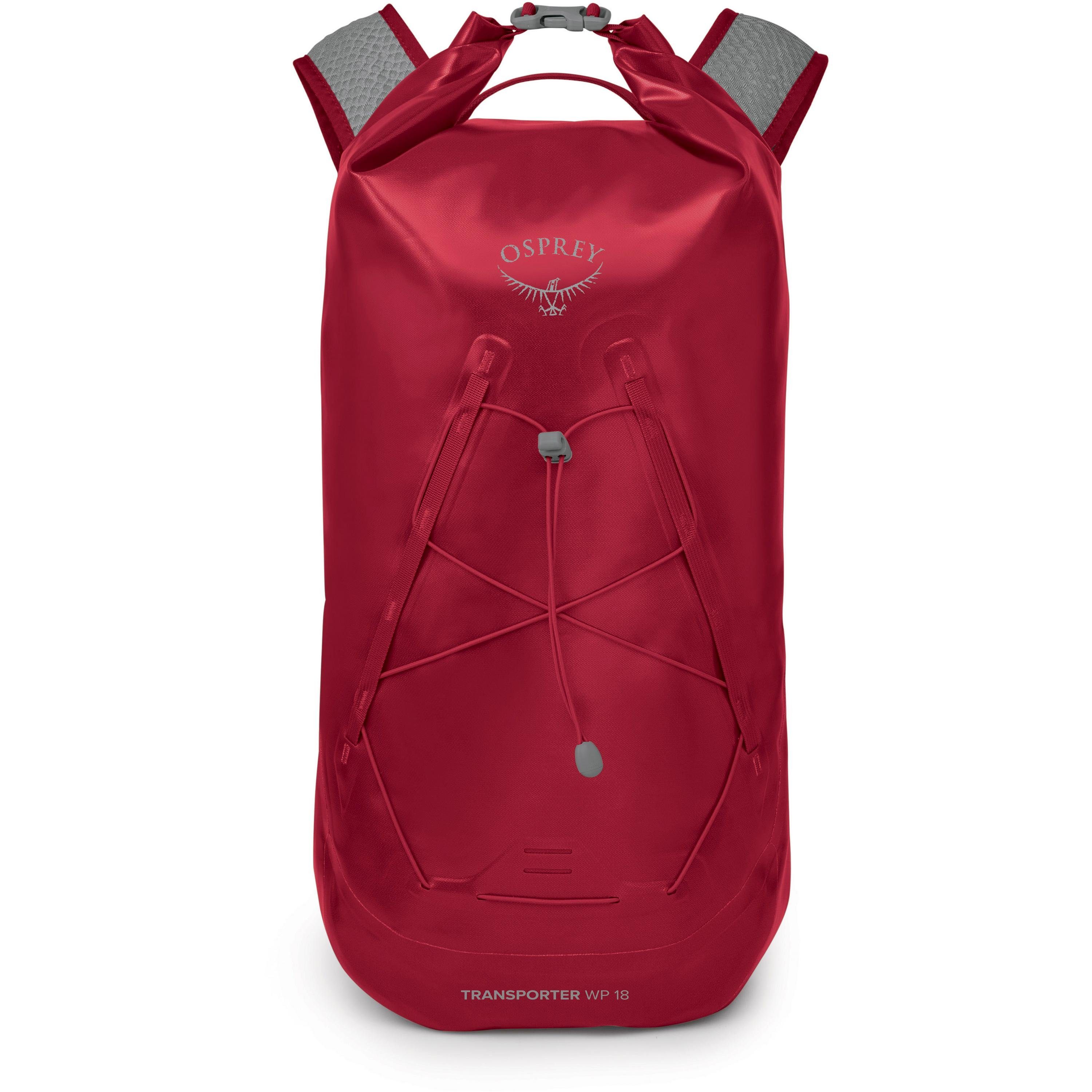 Osprey Daypack TRANSPORTER ROLL TOP WP 18 poinsettia red