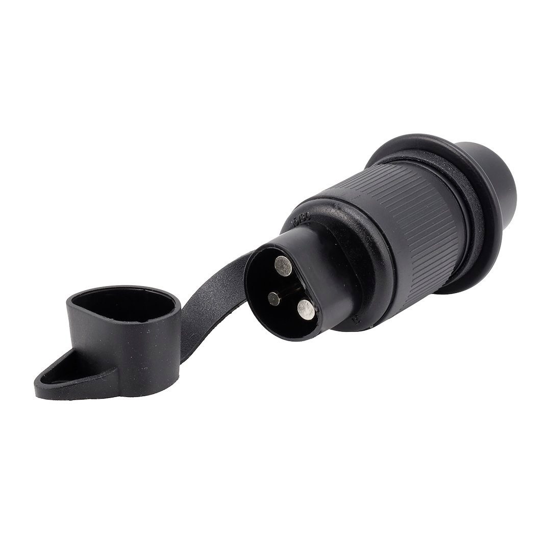 Carmotion Anhängersteckdose 3-PIN, Kunststoff Anhänger-Adapter, Anhängersteckdose 3-PIN, Kunststoff