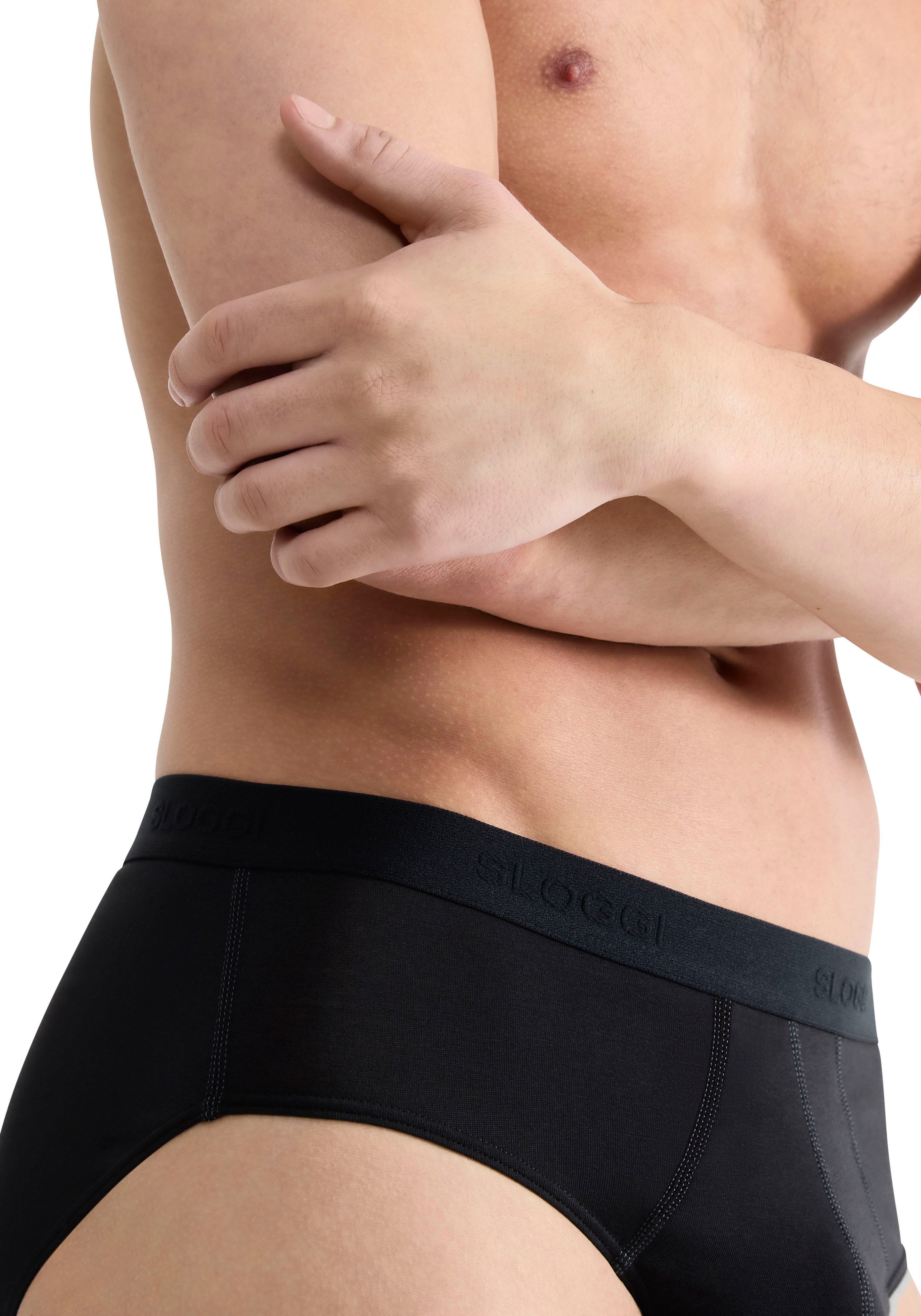 sloggi Midislip Men 24/7 (2er Pack) weich, atmungsaktiv, ohne Eingriff, Sof günstig online kaufen