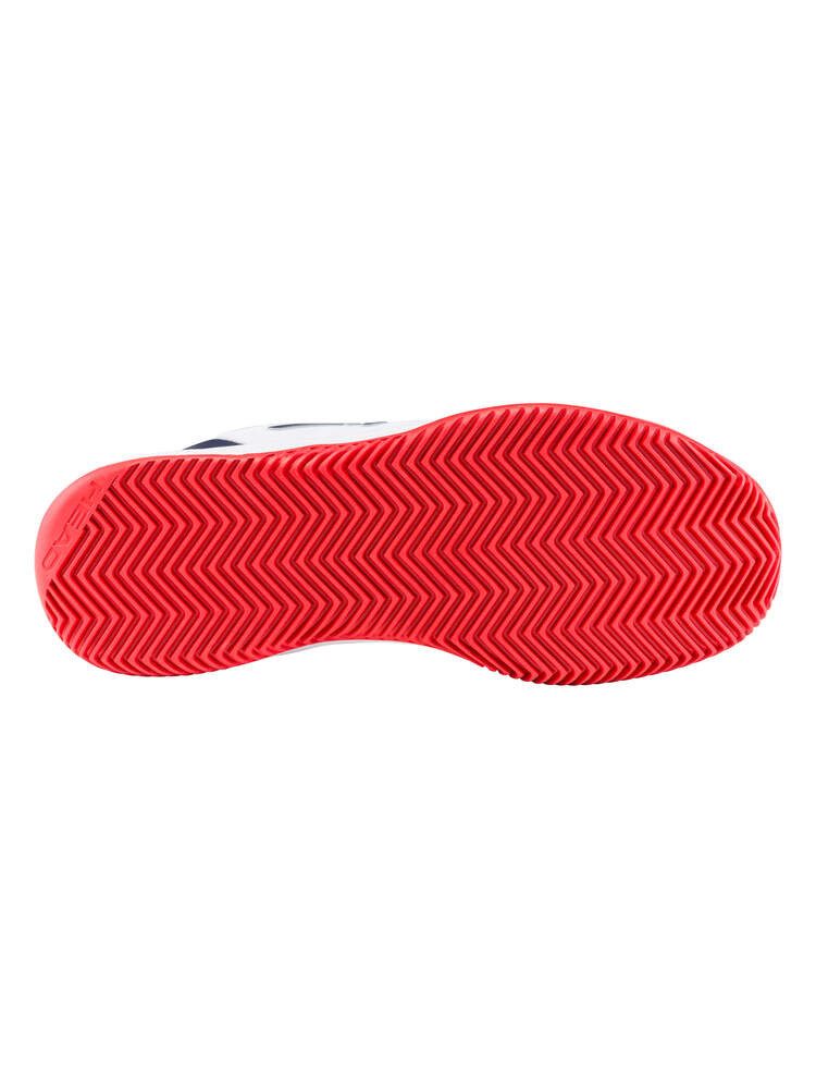Head Revolt Pro 5.0 Clay/Sandplatz 2026 weiss/navyblau/rot Kinder Tennisschuh