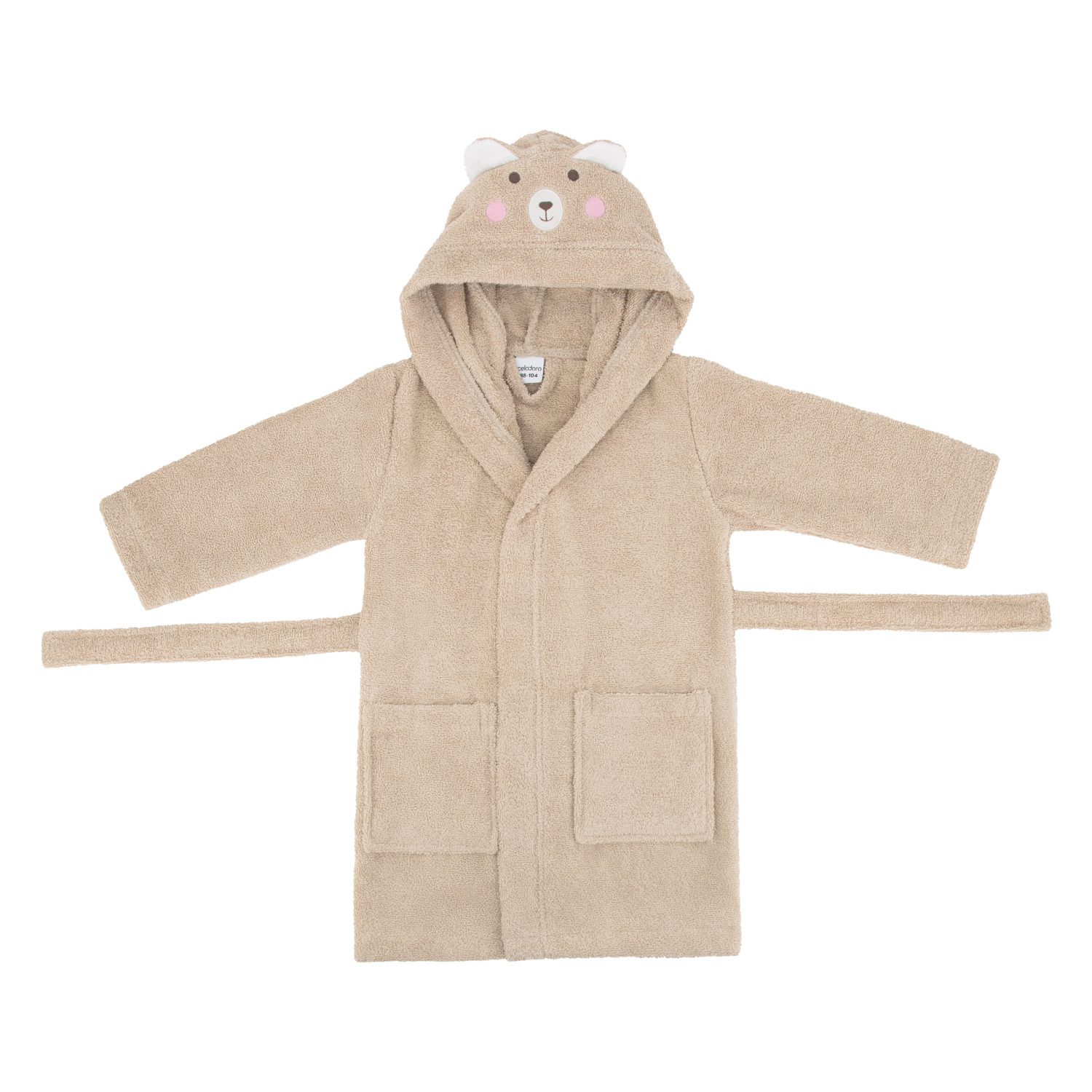 Kinderbademantel Kinder Bademantel mit Kapuze & Motiv für Mädchen & Jungen
