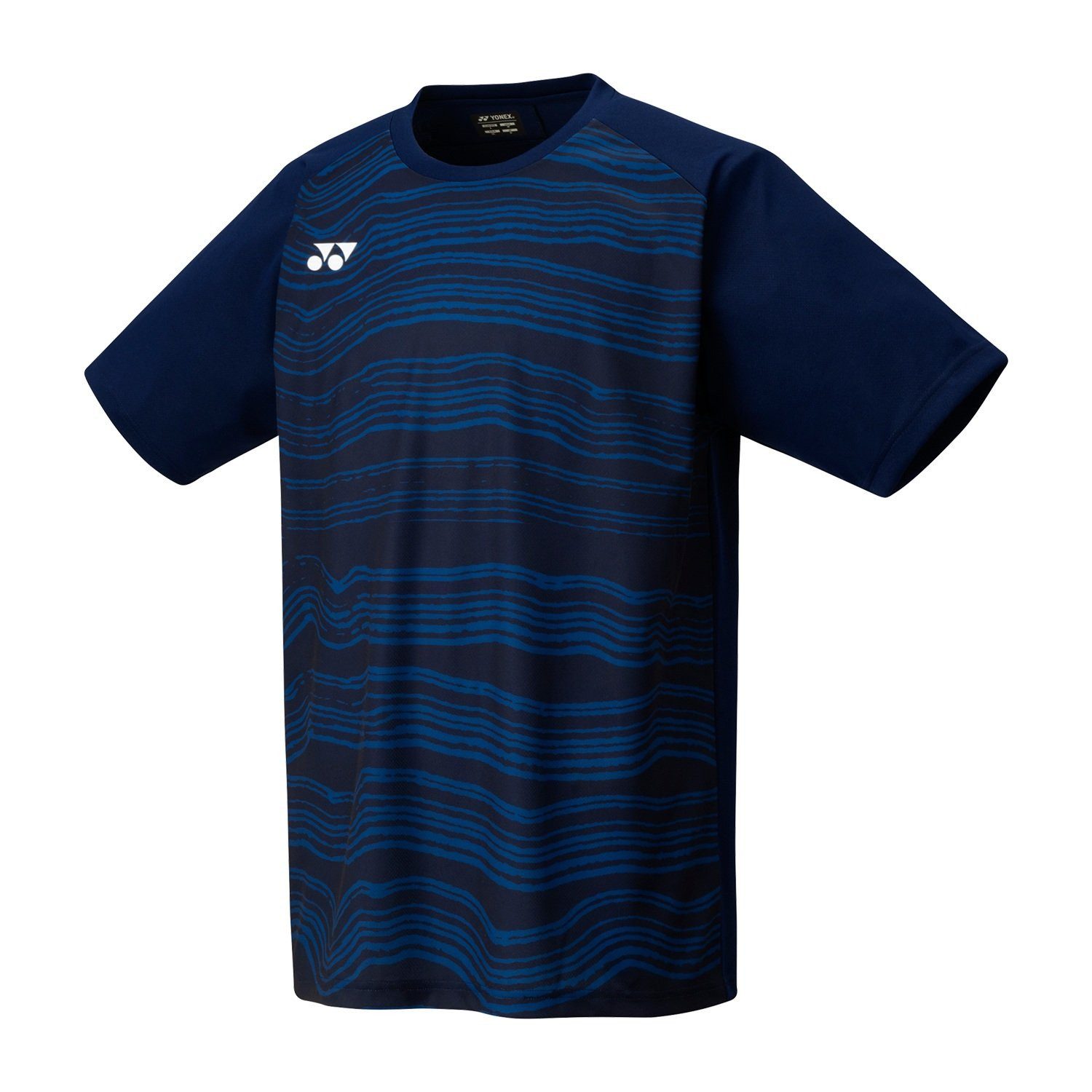 Yonex T-Shirt Crew Neck Club Team YM0050 (100% Polyester) 2025 navyblau Herren