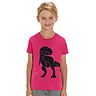 Tshirt Farbe: Raspberry - Dino Black