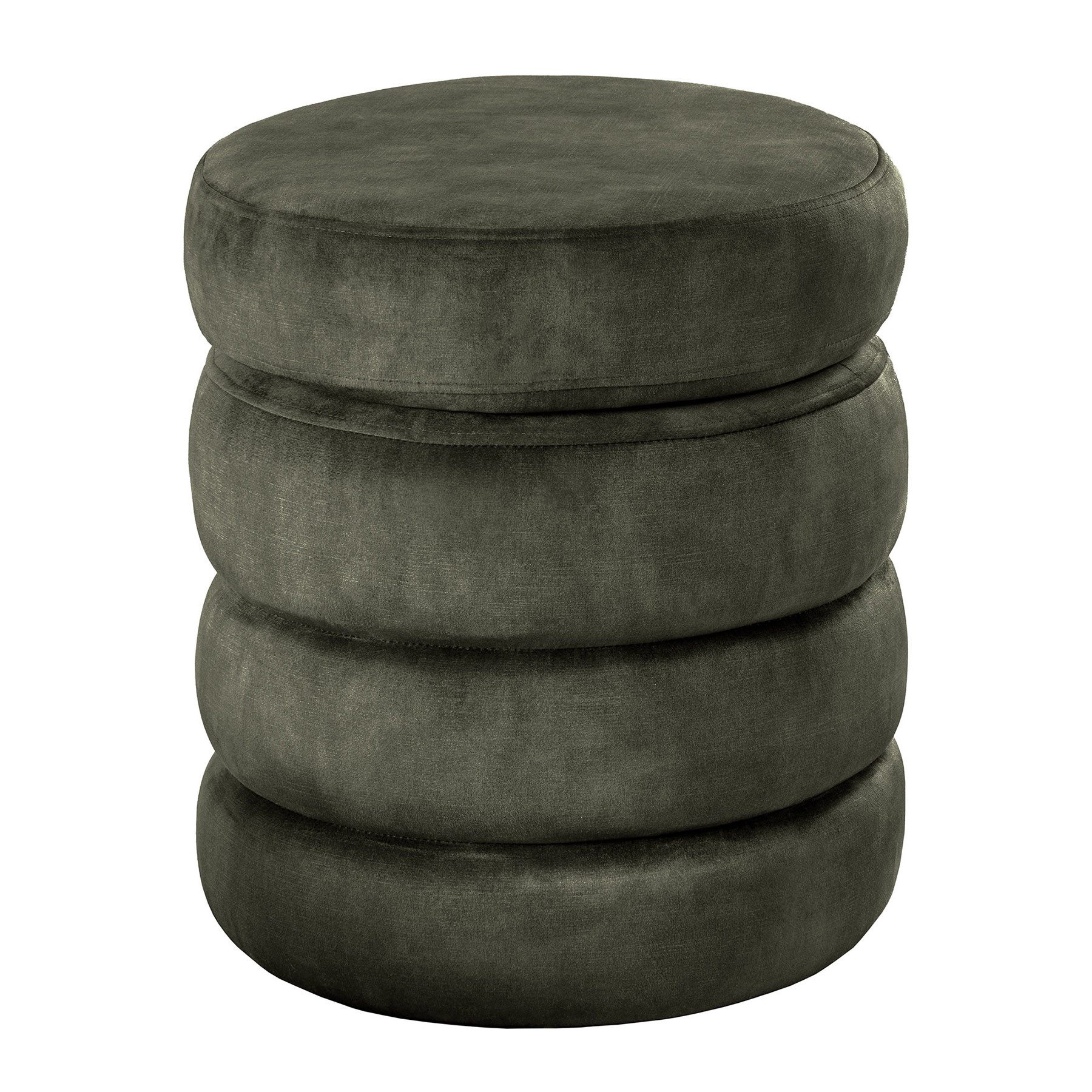 riess-ambiente Polsterhocker VOGUE 50cm grün - Samt, mit Stauraum, gepolste günstig online kaufen
