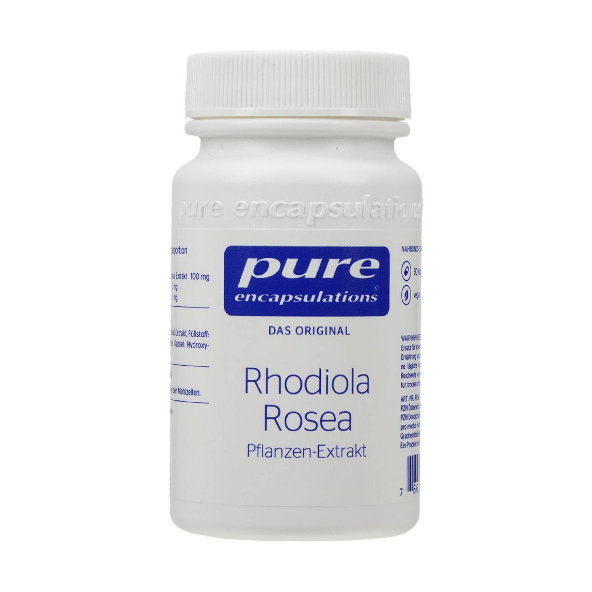 pro medico GmbH PURE ENCAPSULATIONS Rhodiola Rosea Kapseln