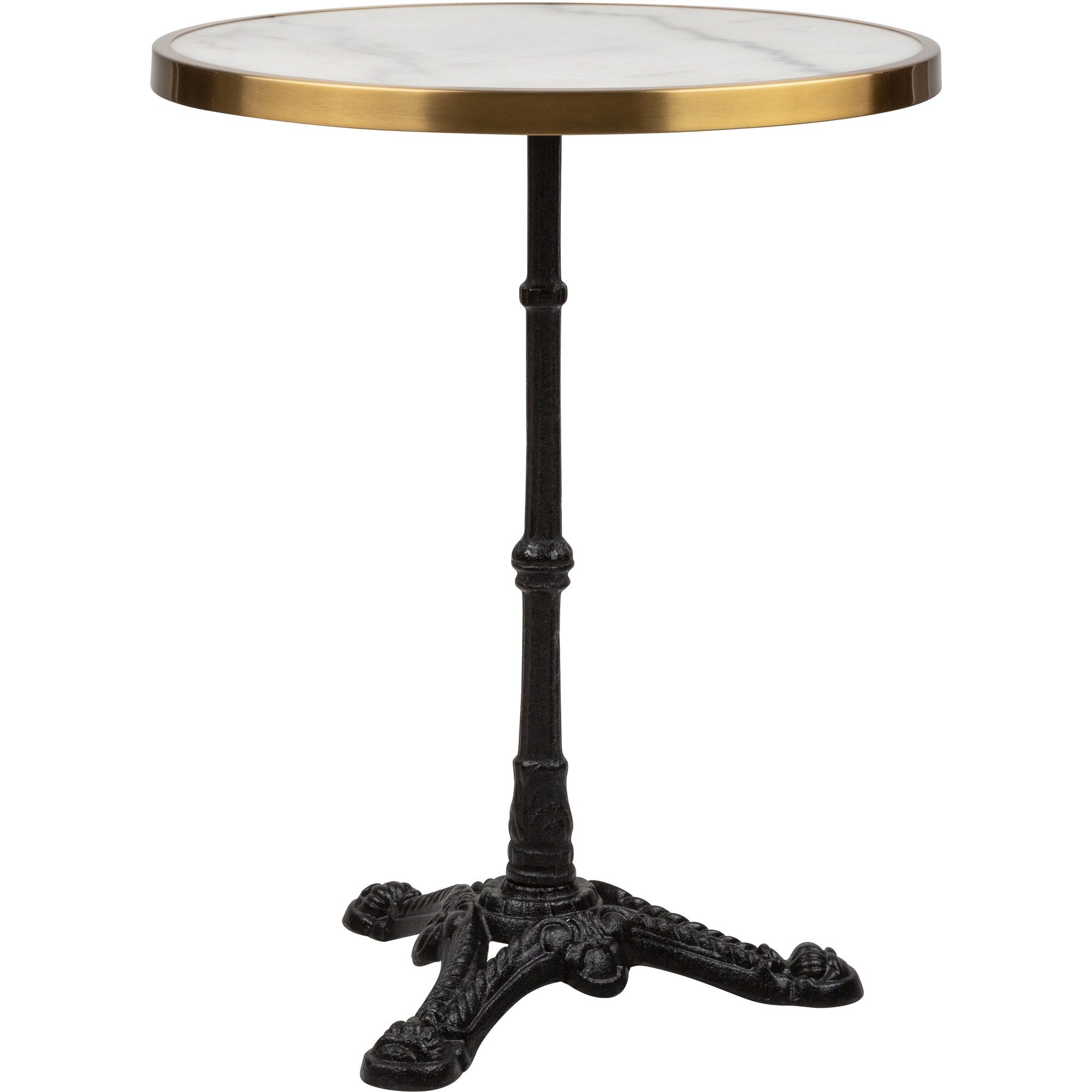 blumfeldt Beistelltisch Patras Lux Gold Bistrotisch (Packung), Bistrotisch rund Partytisch Gartentisch Stehtisch