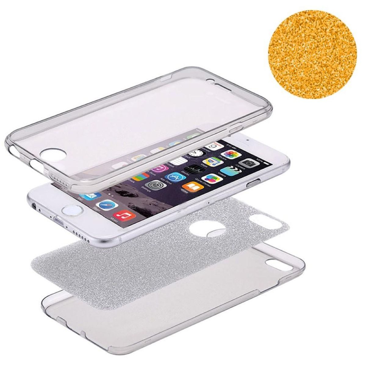 König Design Handyhülle Huawei P9 Lite, Huawei P9 Lite Handyhülle Backcover Orange