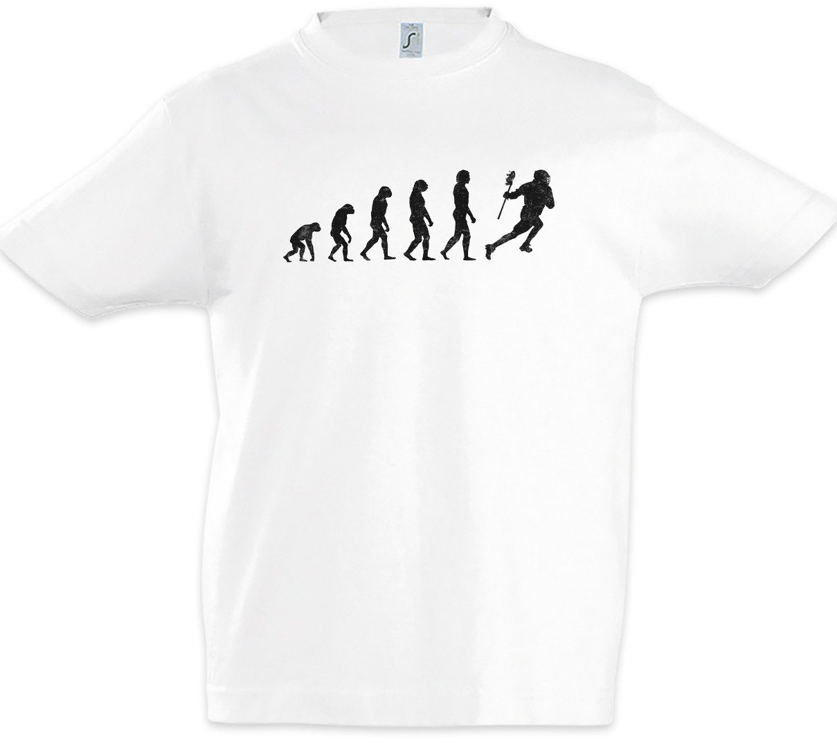 Print-Shirt Lacrosse Evolution Kinder T-Shirt Player Game Sport Sports Club La