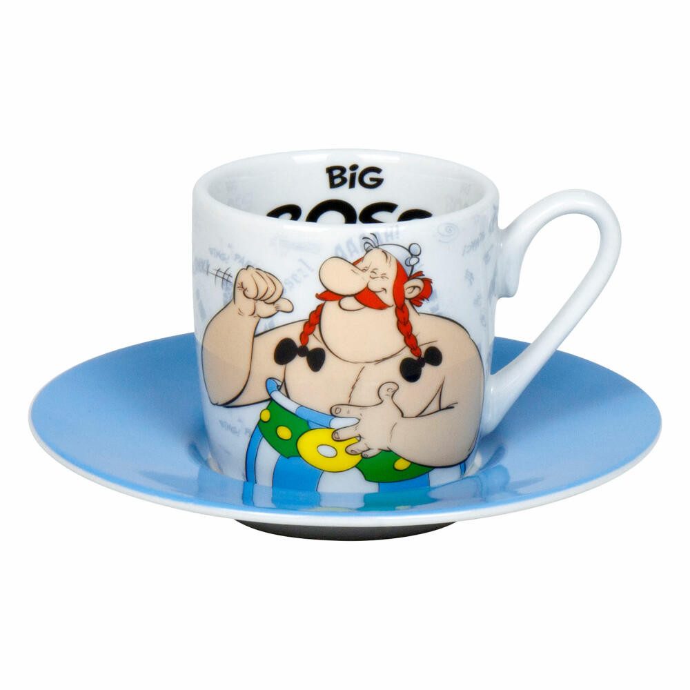 Könitz Espressotasse Big Boss Obelix - Asterix, 85 ml, Porzellan