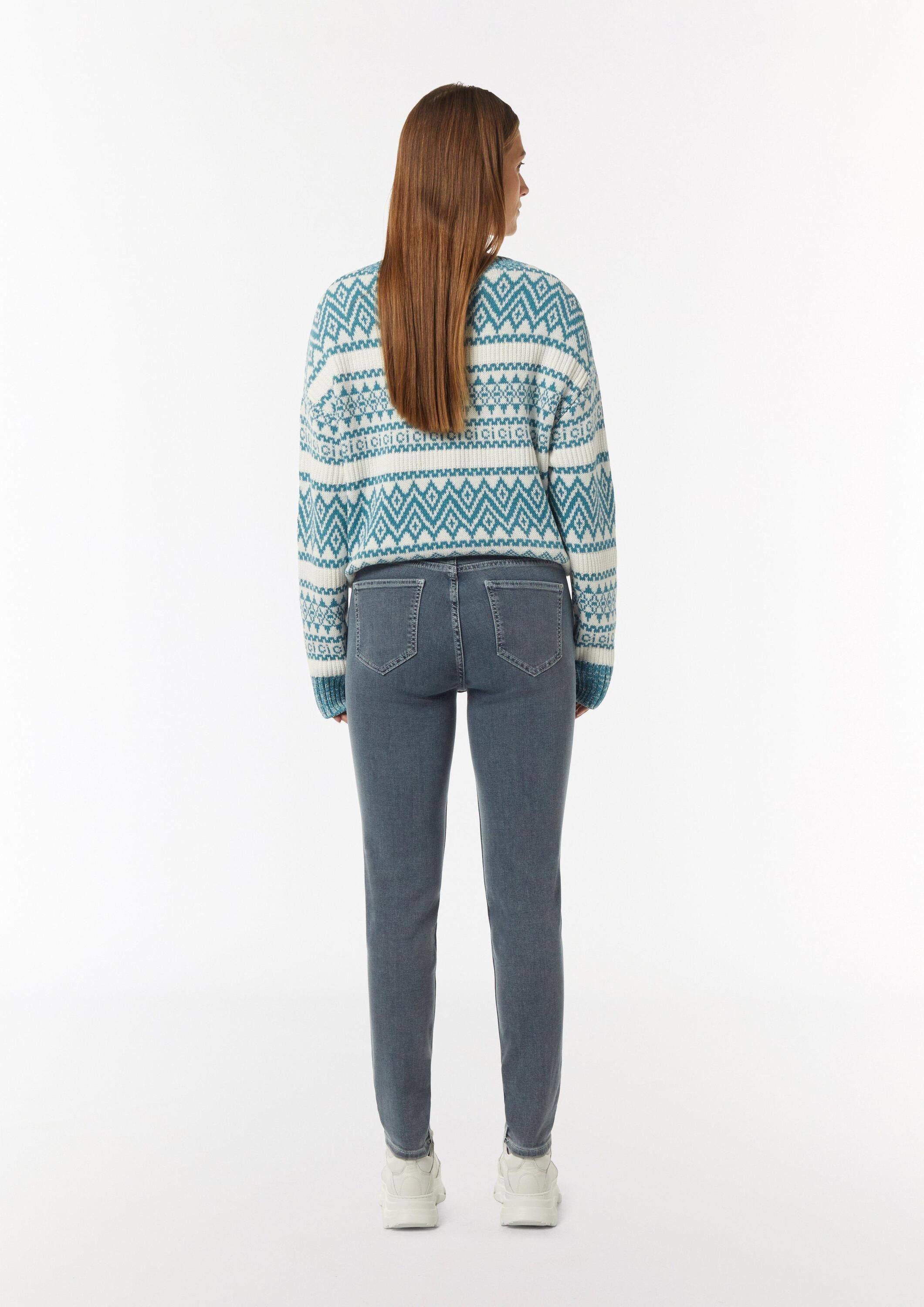 comma Skinny-fit-Jeans Jeans-Hose Elastische Skinny Jeans mit Waschung