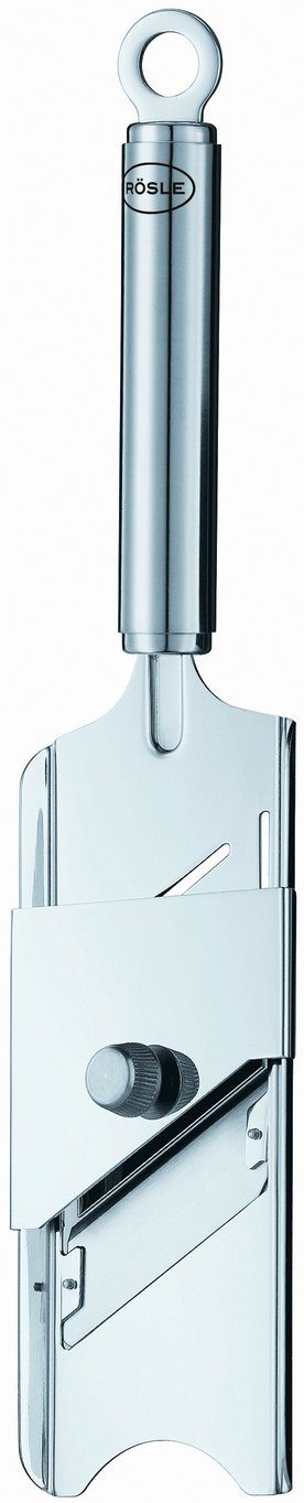 RÖSLE Овощерезка, Edelstahl 18/10, (2-St), Gourmethobel für Parmesan, Trüffel oder Pilze, stufenlos verstellbar