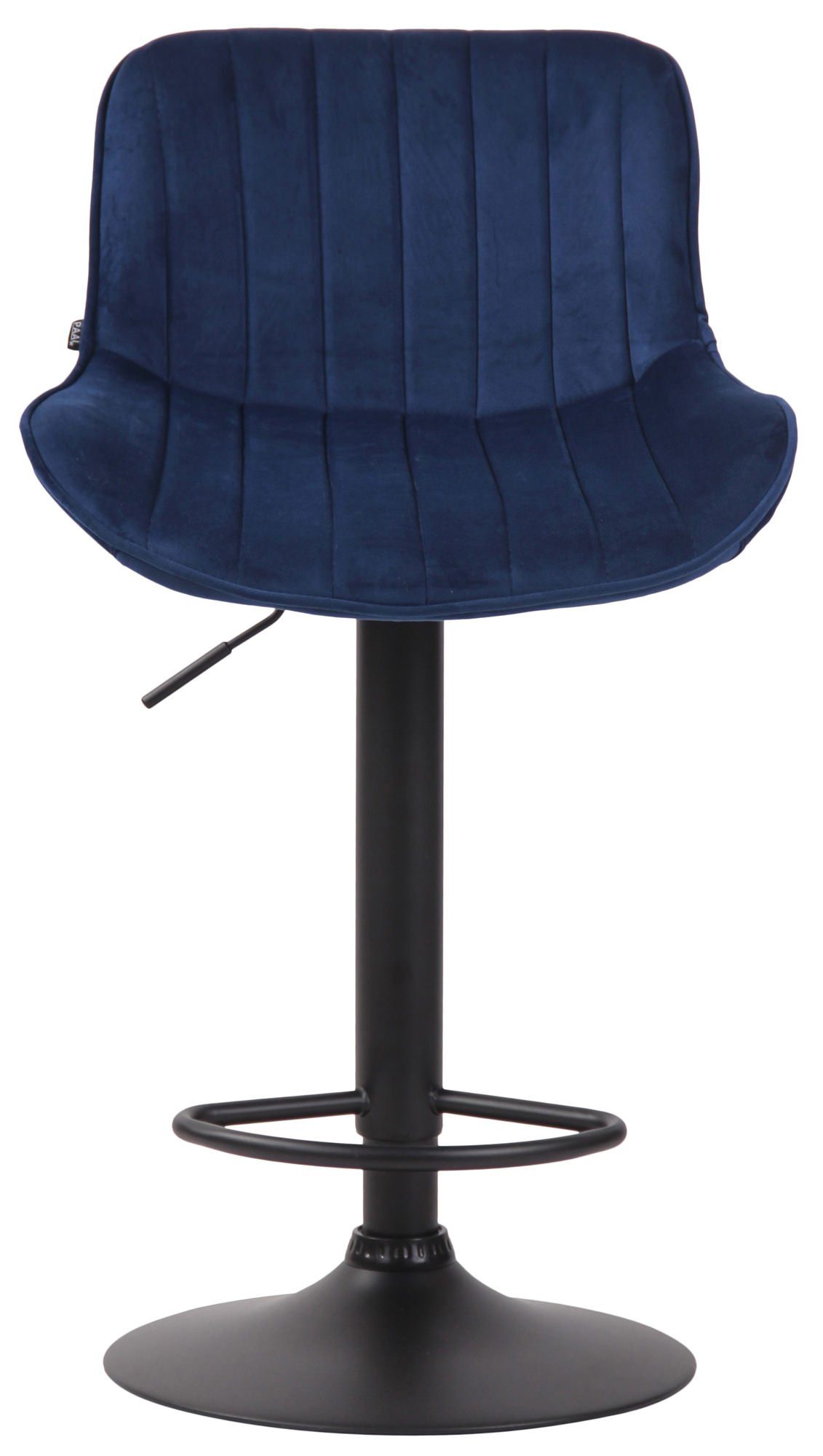 CLP Barhocker Barhocker Lentini Samt, höhenverstellbar mit Fußstütze
