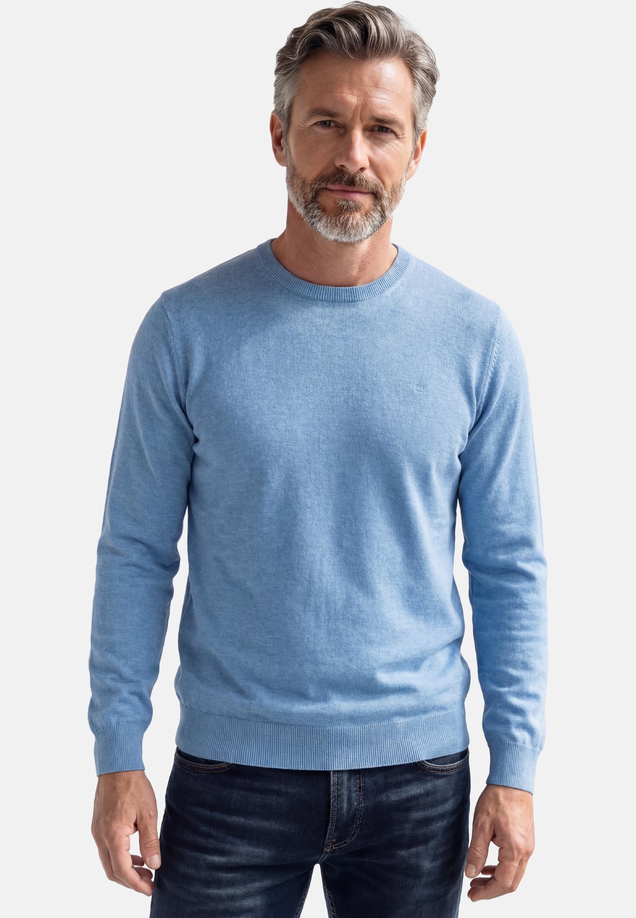 Rundhalspullover Basic