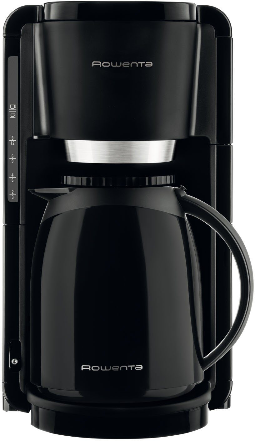 Rowenta Filterkaffeemaschine CT3808 Adagio, 1,25l Kaffeekanne, 1x4, Edelstahl- Thermokanne, 10-15 Tassen, 1,25 L, Automatische Abschaltung