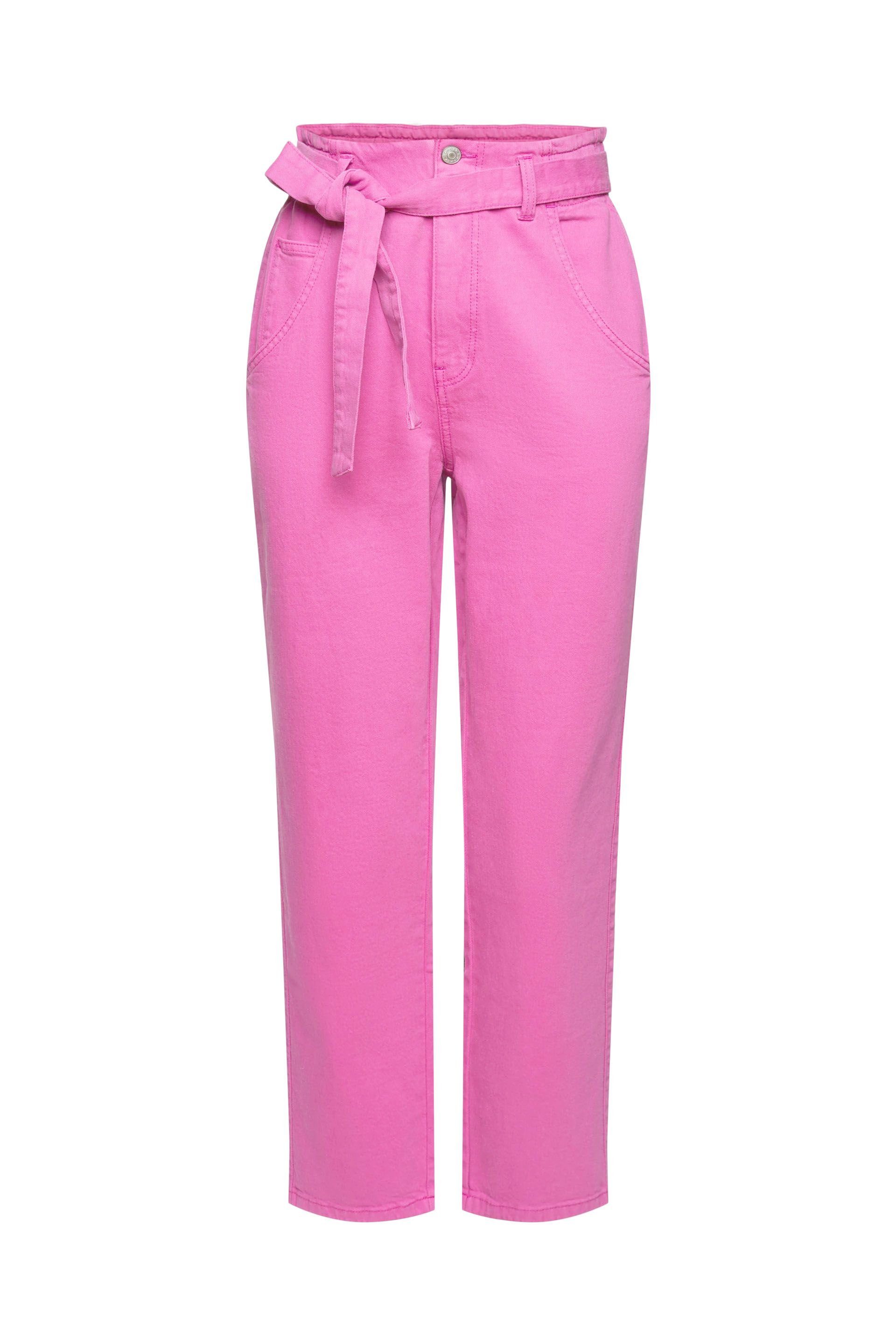 pink Stoffhose fuchsia Esprit